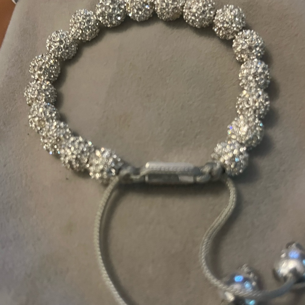 Sparkling Silver Crystal Bracelet
